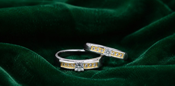 Sterling Silver Couple Rings In Chennai