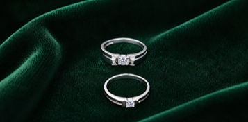 Sterling Silver Couple Rings In Chennai
