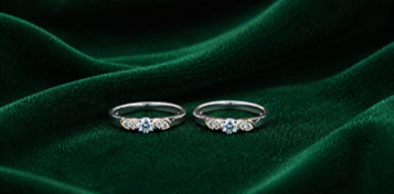 Sterling Silver Couple Rings In Chennai
