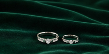 Sterling Silver Couple Rings In Chennai