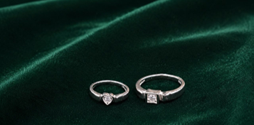 Sterling Silver Couple Rings In Chennai