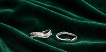 Sterling Silver Couple Rings In Chennai
