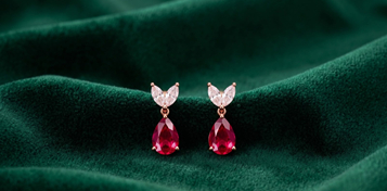 Sterling Silver Earrings For Girls In Chennai