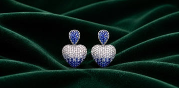 Sterling Silver Earrings For Girls In Chennai