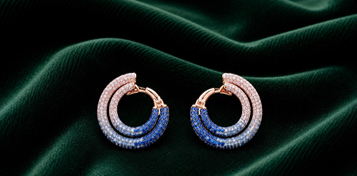 Sterling Silver Earrings For Girls In Chennai