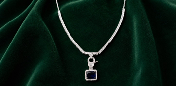 Sterling Silver Necklace For Girls In Chennai