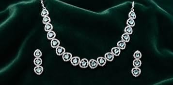 Sterling Silver Necklace For Girls In Chennai
