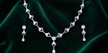 Sterling Silver Necklace For Girls In Chennai