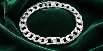 Men's Sterling Silver Bracelet