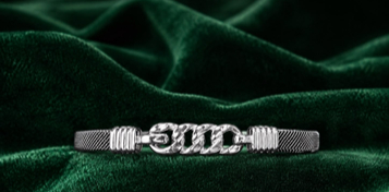 Sterling Silver Kada for Men