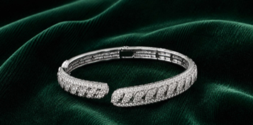Elegant Sterling Silver Kada for Women