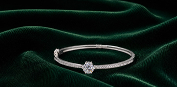 Elegant Sterling Silver Kada for Women