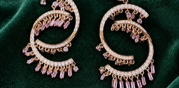 sterling silver earrings for girls in chennai