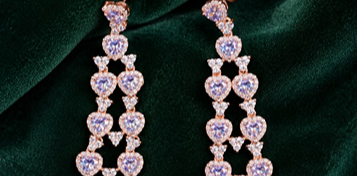 sterling silver earrings for girls in chennai