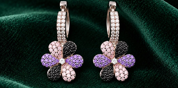 sterling silver earrings for girls in chennai